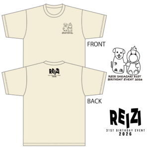 『REIZI 31ST BIRTHDAY EVENT 2026』Tシャツ